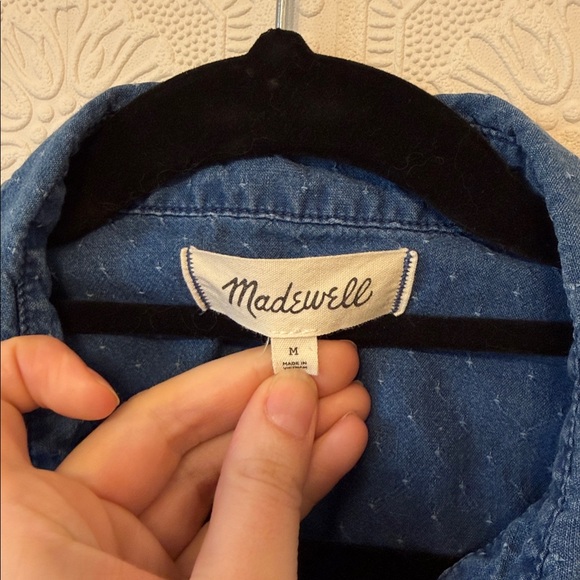Madewell Denim Chronicle Shirt Size M - Picture 3 of 8